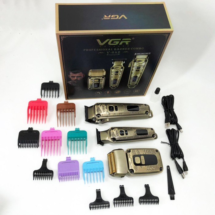 Бритва тример для чоловіків VGR V-642, Хороший бездротовий триммер, Машинка для VO-882 стрижки голови