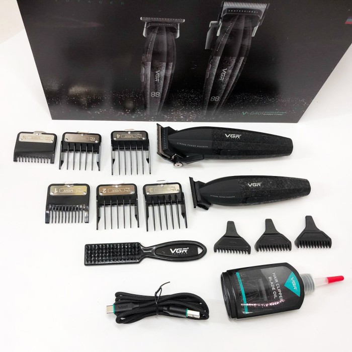 Хороший бездротовий тример VGR V-640, Електронна машинка для стрижки, Профі машинка для стрижки волосся NM-97
