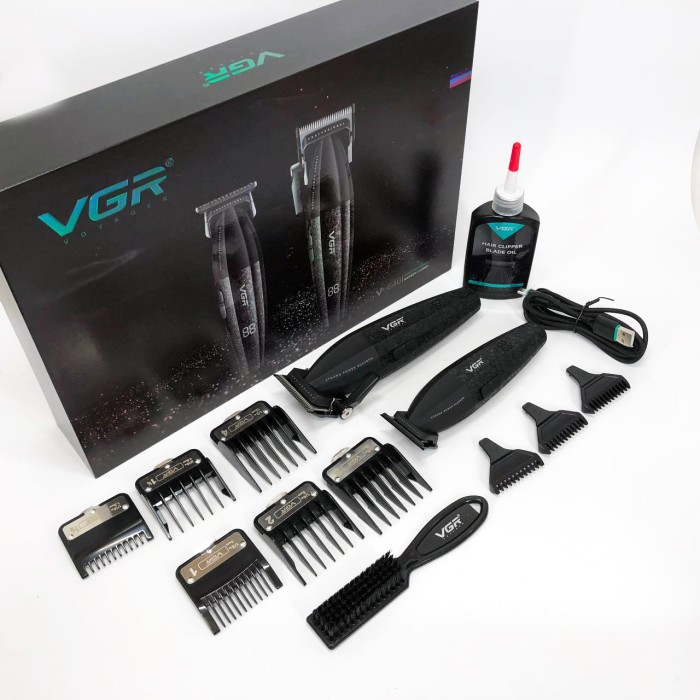 Професійна машинка для стрижки голови VGR V-640, Тример для тіла чоловічий топ, Тример BZ-670 для скронь