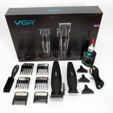 Професійна машинка для волосся VGR V-640, Універсальна машинка для стрижки голови та бороди YV-14