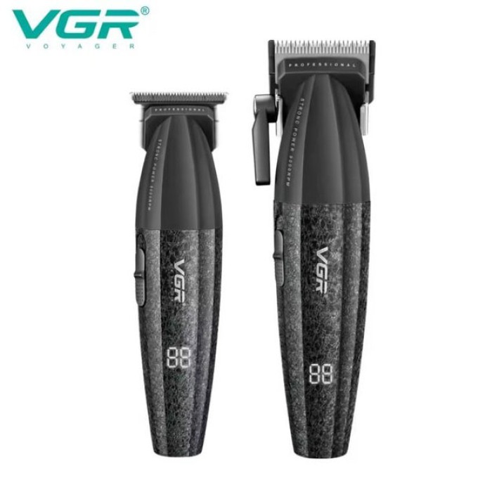 Професійна машинка для волосся VGR V-640, Універсальна машинка для стрижки голови та бороди YV-14