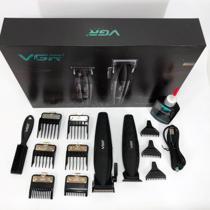 Професійна машинка для волосся VGR V-640, Універсальна машинка для стрижки голови та бороди YV-14