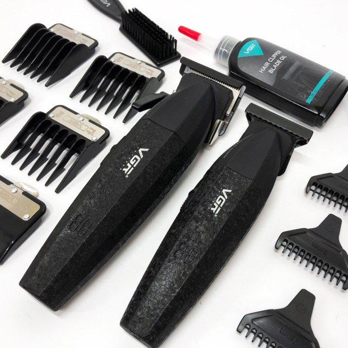 Професійна машинка для волосся VGR V-640, Універсальна машинка для стрижки голови та бороди YV-14