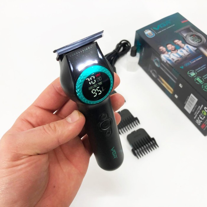 Професійний тример з набором насадок, Водонепроникний тример для стрижки, Машинка для стрижки від акб FG-58