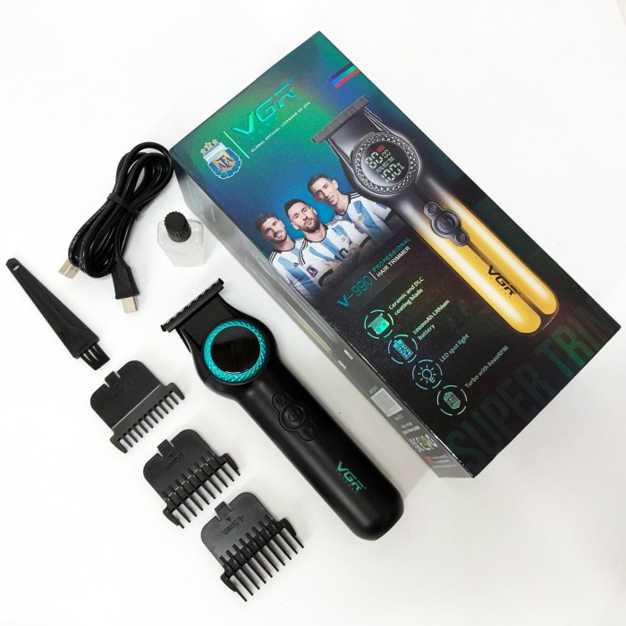 Машинка для стрижки волосся з різними насадками VGR V-990, Профі машинка для стрижки волосся VF-13