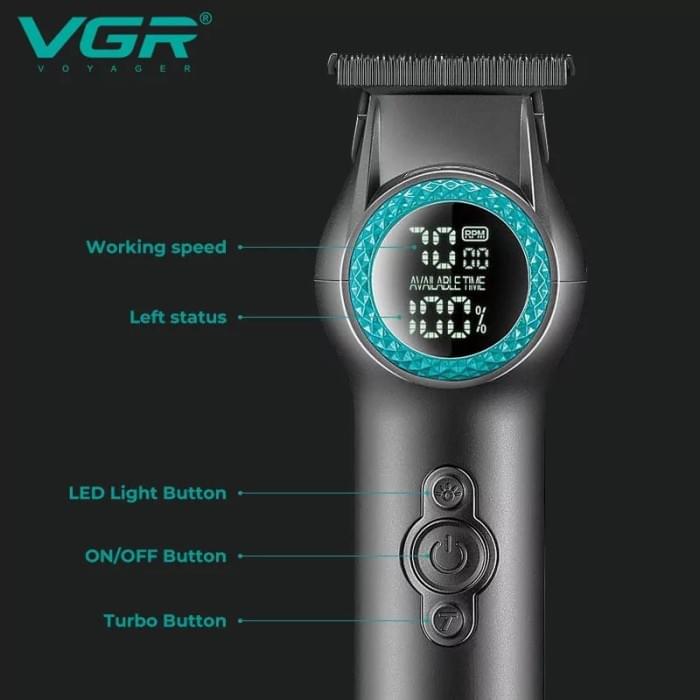 Машинка для стрижки волосся та гоління VGR V-990, Тример для вусів, Тример для тіла CX-775 чоловічий топ