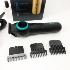 Тример для стрижки акумуляторний професійний VGR, Чоловічий тример для окантовки скронь OX-40