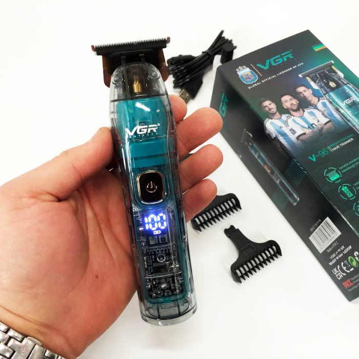 Машинка для стрижки волосся з універсальним живленням VGR V-961, Машинка-тример для стрижки бездротова HB-28