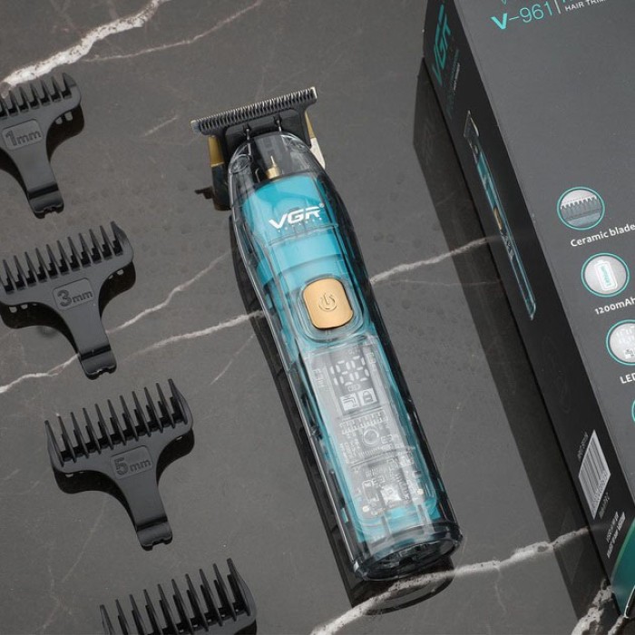 Машинка для стрижки волосся з універсальним живленням VGR V-961, Машинка-тример для стрижки бездротова HB-28