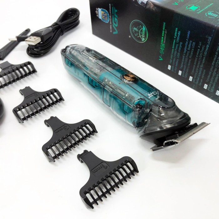 Чоловічий тример для окантовки, Електрична акумуляторна машинка для стрижки, Хороший бездротовий тример CX-55