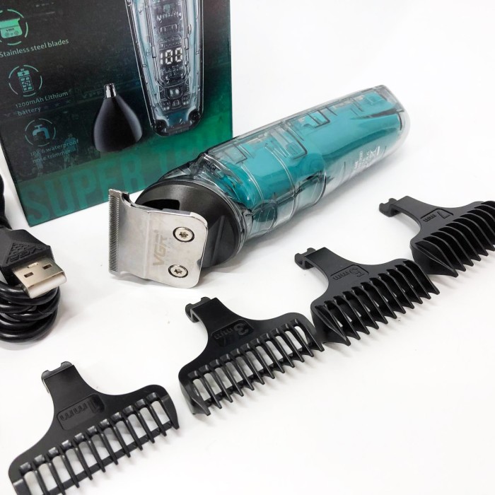 Чоловічий тример для окантовки, Електрична акумуляторна машинка для стрижки, Хороший бездротовий тример CX-55