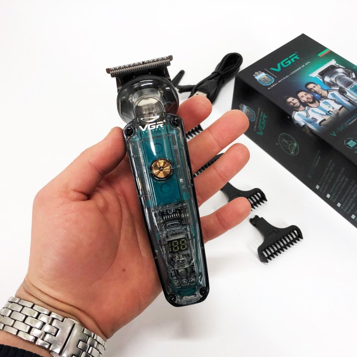 Чоловічий тример для окантовки, Електрична акумуляторна машинка для стрижки, Хороший бездротовий тример CX-55