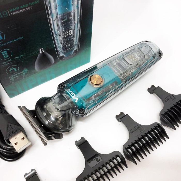 Чоловічий тример для окантовки, Електрична акумуляторна машинка для стрижки, Хороший бездротовий тример CX-55