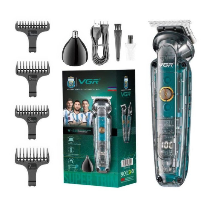 Машинка для стрижки волосся електрична, Набір для стрижки волосся на акумуляторі, Тример бездротовий JU-48