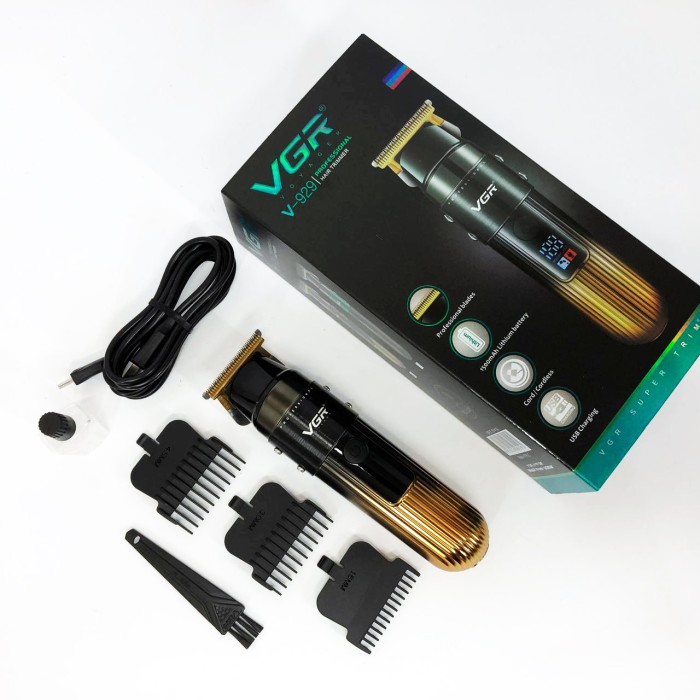 Машинка для стрижки волосся з різними насадками VGR V-929, Машинка для стрижки хороша BK-52