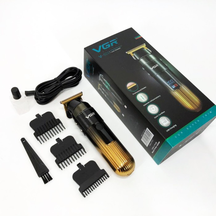 Професійна окантовочна машинка для стрижки волосся VGR, Машинка для стрижки волосся бездротова XP-81