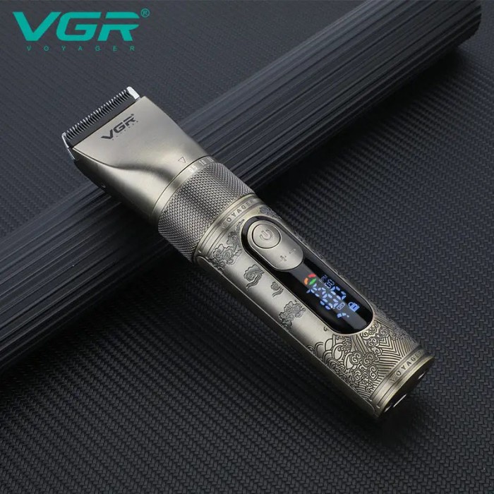 Акумуляторна машинка для стрижки VGR V-659, Машинка для стрижки волосся домашня підстригальна