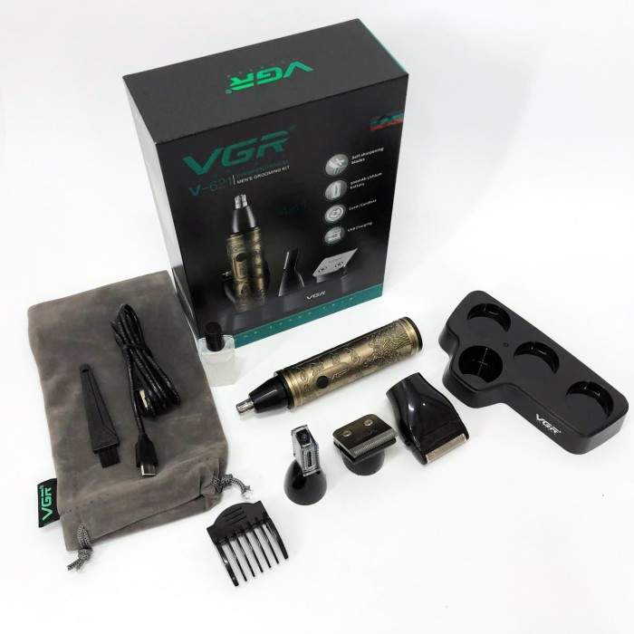 Тример для носа 3в1 VGR 4 в 1 V-621, Тример для носа і вух професійний стрижки AI-65