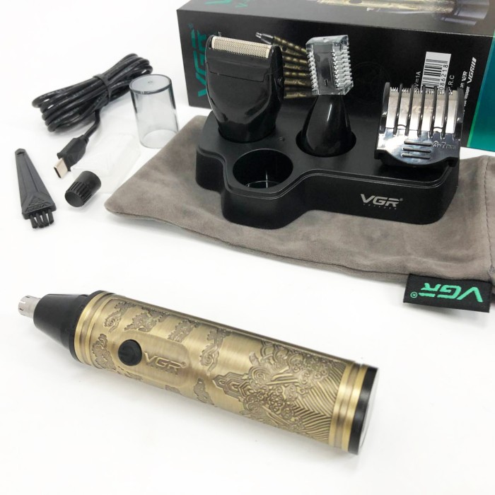 Тример для носа 3в1 VGR 4 в 1 V-621, Тример для носа і вух професійний стрижки AI-65