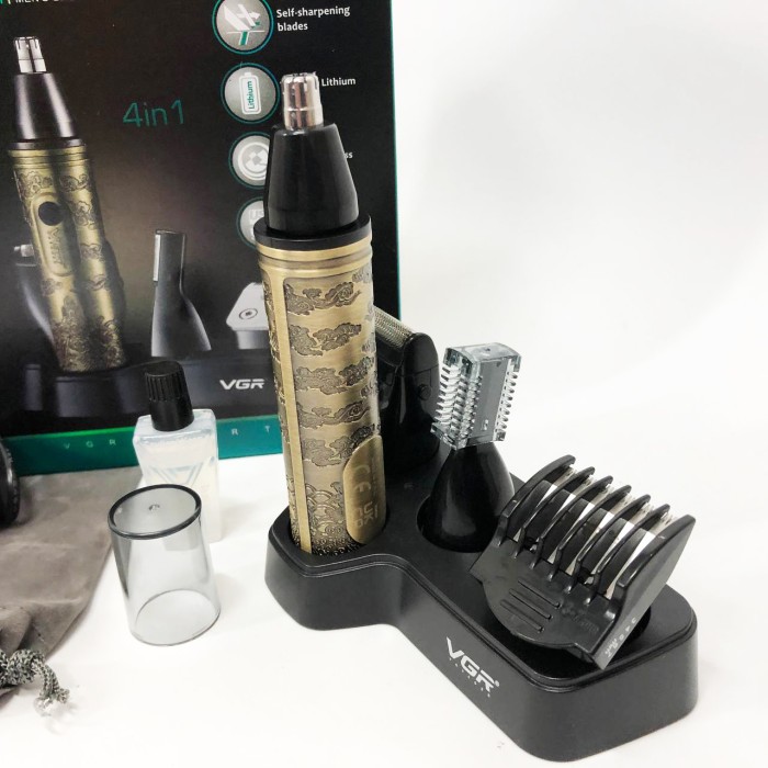 Тример для носа 3в1 VGR 4 в 1 V-621, Тример для носа і вух професійний стрижки AI-65