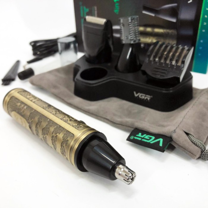 Тример для носа 3в1 VGR 4 в 1 V-621, Тример для носа і вух професійний стрижки AI-65