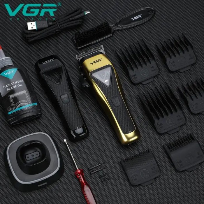 Машинка для стрижки короткої стрижки VGR, Стильна машинка для стрижки Надійна NU-73