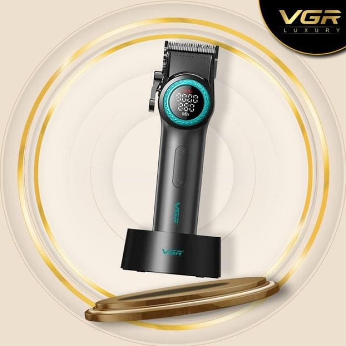 Бритва тример для бороди VGR V-001, Тример для бороди універсальна з насадками, Бритва FP-472 для бороди