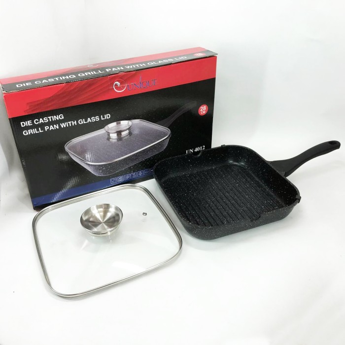 Універсальна сковорідка для готування UNIQUE UN-4012 24 см, Сковорода для приготування на газовій плиті BU-75