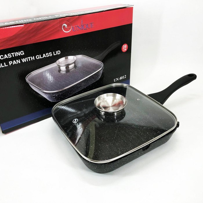 Універсальна сковорідка для готування UNIQUE UN-4012 24 см, Сковорода для приготування на газовій плиті BU-75