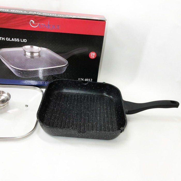 Універсальна сковорідка для готування UNIQUE UN-4012 24 см, Сковорода для приготування на газовій плиті BU-75