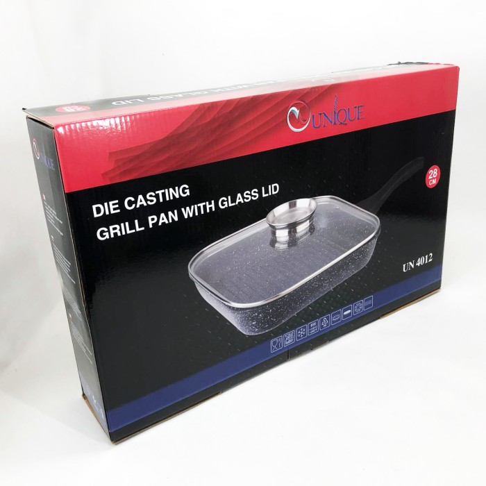 Універсальна сковорідка для готування UNIQUE UN-4012 24 см, Сковорода для приготування на газовій плиті BU-75