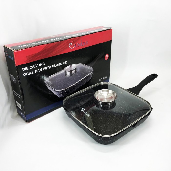 Універсальна сковорідка для готування UNIQUE UN-4012 24 см, Сковорода для приготування на газовій плиті BU-75