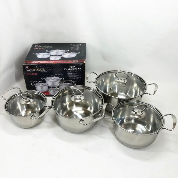 Набір каструль з антипригарним дном Unique, Набір каструль для електронної плити посуду каструлі IK-20