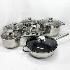 Гарний набір каструль з антипригарним покриттям UNIQUE, Набір каструль з антипригарним покриттям OF-52