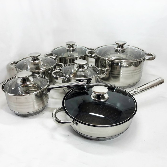 Гарний набір каструль з антипригарним покриттям UNIQUE, Набір каструль з антипригарним покриттям OF-52