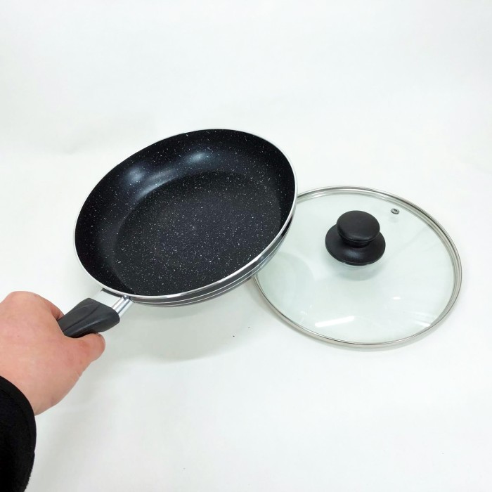 Антипригарна сковорода для овочів UNIQUE UN-5163 22см, Сковорода для індукційних варильних панелей MY-29