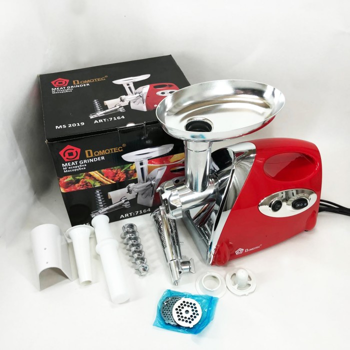 Електром'ясорубка бюджетна Domotec, М'ясорубки хорошої якості, Електром'ясорубки для дому для бару BX-73