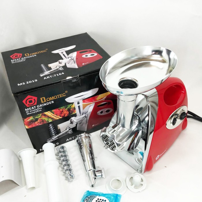 М'ясорубка з функцією подрібнення м'яса Domotec MS-2019 2400 Вт, М'ясорубка 2000 Вт Міні 'ясорубки GK-44