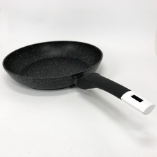 Сковорода якісна зручна на кухню UNIQUE UN-5137 28 см, Сковорода для кухаря глибока алюміній VD-26