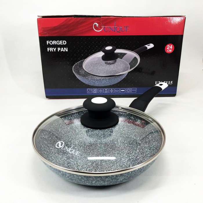 Антипригарна сковорода для овочів, Сковорода з ручкою алюміній зручна для приготування NX-77