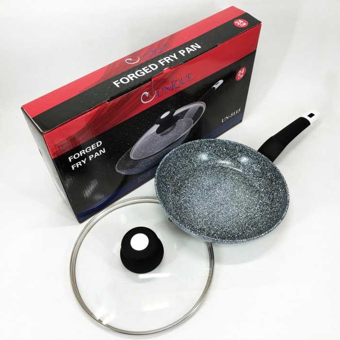 Антипригарна сковорода для овочів, Сковорода з ручкою алюміній зручна для приготування NX-77