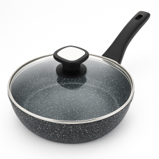 Сковороди для індукції UNIQUE, Зручна сковорода для щоденного використання Глибока сковорода кухні ZB-78