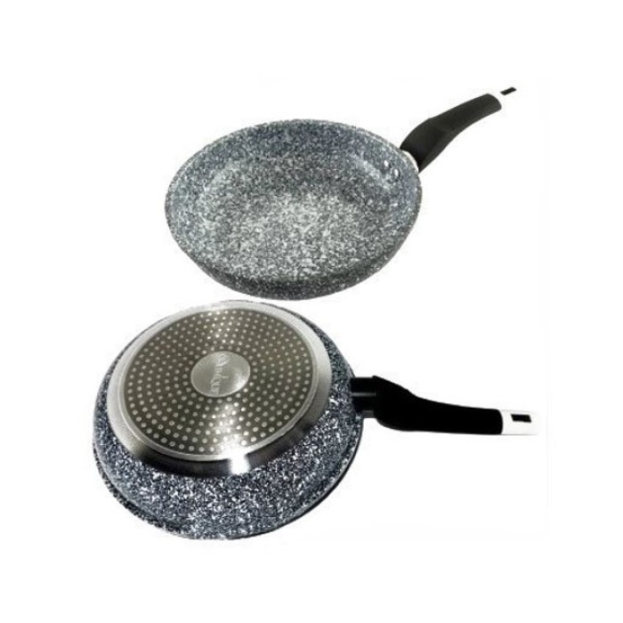 Зручна сковорода для щоденного використання Unique, Якісна алюмінієва антипригарна сковорода QY-20