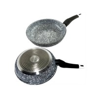 Практична сковорідка Unique, Сковорода глибока для дому, Міцна сковорідка з антипригарним покриттям QI-15