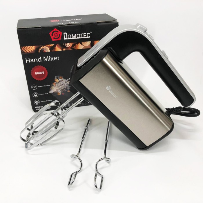 Ручний міксер для професійної кухні Domotec R.6664, Міксер для домашнього кондитера EK-23