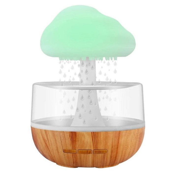 Безшумний зволожувач повітря Cloud Rain Humidifier, Дитячий паровий зволожувач повітря і нічник QR-57