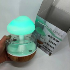 Нічник-зволожувач з ефектом дощу Cloud Rain Humidifier, Аромадіфузор зволожувач повітря для дому