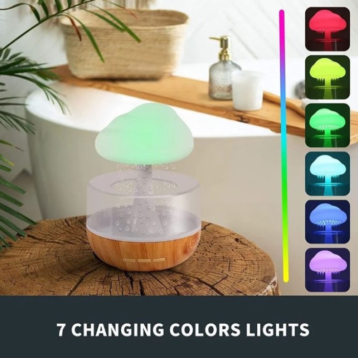 Міні-зволожувач повітря іонізатор Cloud Rain Humidifier, Хороший зволожувач повітря для дитячої кімнати XV-91