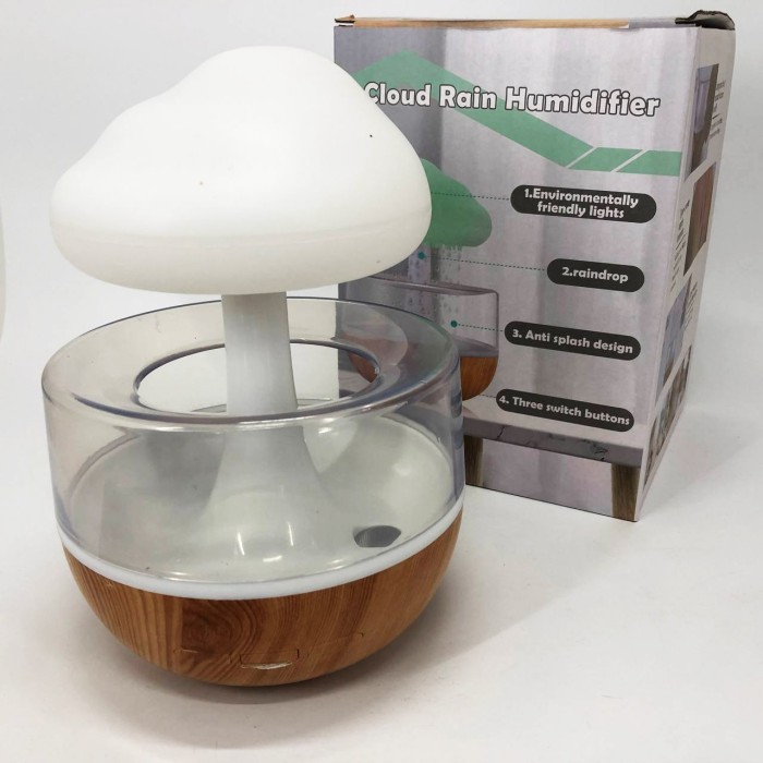 Зволожувач повітря арома Cloud Rain Humidifier, Аромадифузор зволожувач повітря LC-541 з підсвічуванням Зволожувач повітря арома Cloud Rain Humidifier, Аромадифузор зволожувач повітря LC-541 з підсвічуванням