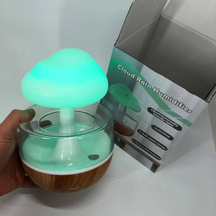 Зволожувач повітря арома Cloud Rain Humidifier, Аромадифузор зволожувач повітря LC-541 з підсвічуванням